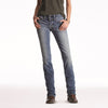 Ariat Womens REAL Straight Icon | Rainstrom | Short Leg