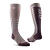 Ariat Slimline Socks | Performance | Uni Ariattek | Quail / Huckleberry