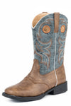 Roper Big Kids Boots | Daniel | Brown / Blue