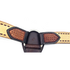 Toprail Equine Breastplate | Buckstitch| Harness Leather | Brown