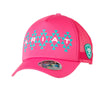 Ariat Womens Cap | Southwest Print | Ponytail | Hot Pink