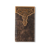 Ariat Bifold Wallet | Rodeo | Croco Floral Embossed