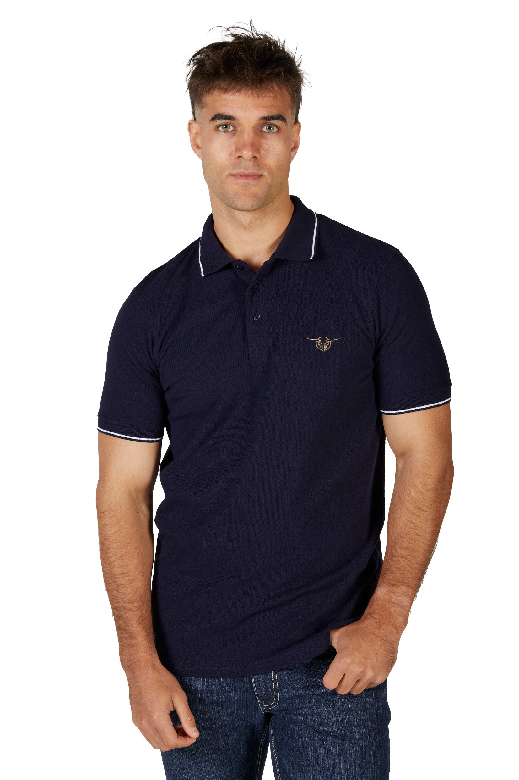 Bullzye Mens Polo Shirt | Dennis | Navy