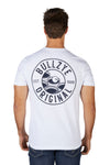 Bullzye Mens T-Shirt | Beer Pong | White