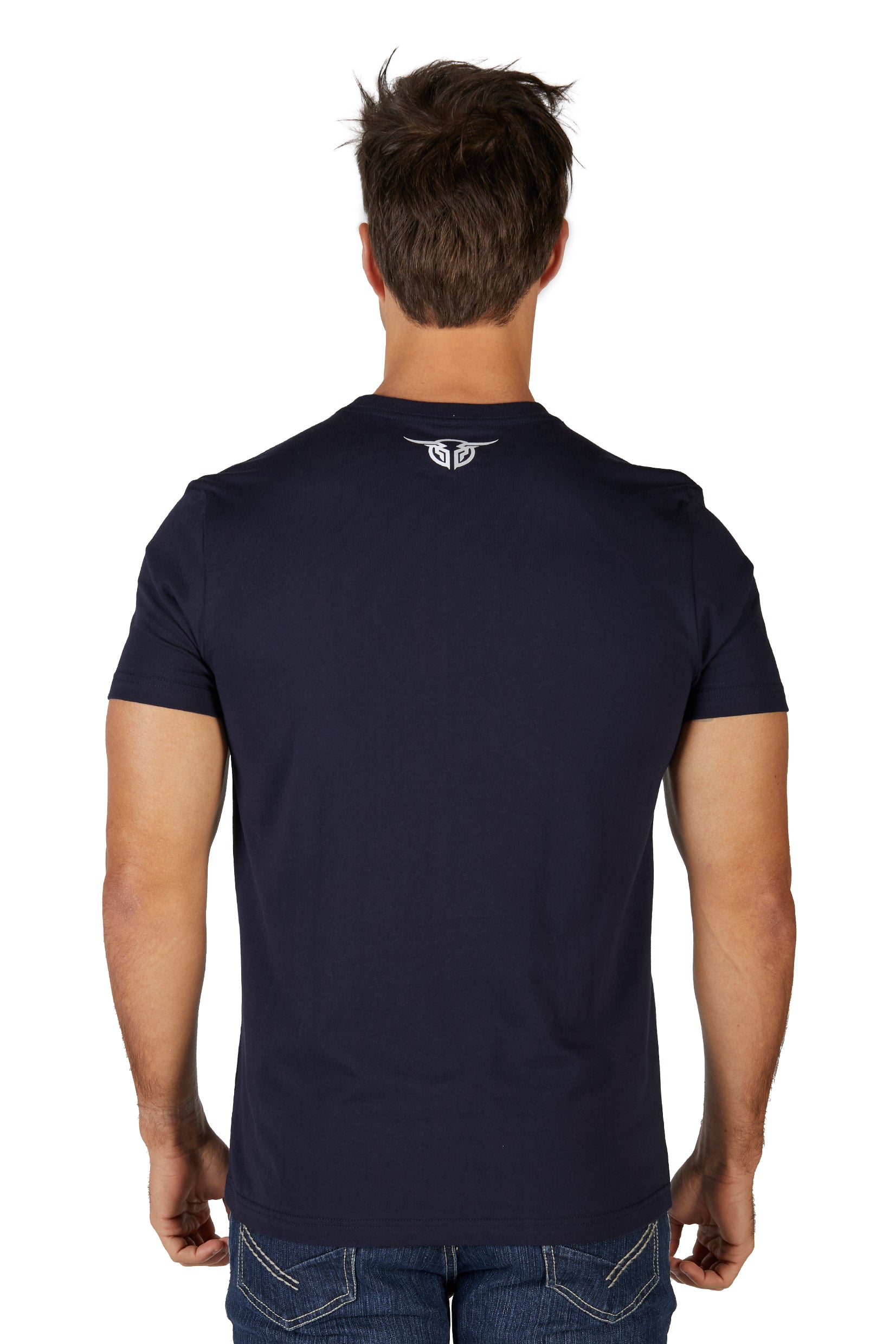 Bullzye Mens T-Shirt | Act Single | Navy