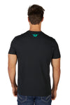 Bullzye Mens T-Shirt | Dave | Black