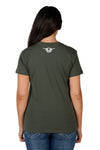 Bullzye Womens T-Shirt | Flora | Olive