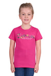 Bullzye Girls T-Shirt | Flora | Berry