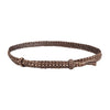 Badgery Hatband | Croc 20mm Wide | Chocolate