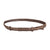 Badgery Hatband | Croc 20mm Wide | Chocolate