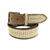 Toprail Equine Ladies Belt | Embroidered | Beige Lace