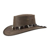 Barmah Croc 5 Teeth Hat | Brown