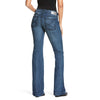 Ariat Womens Jean| Ella Bluebell | Mid Rise Wide Leg | Long