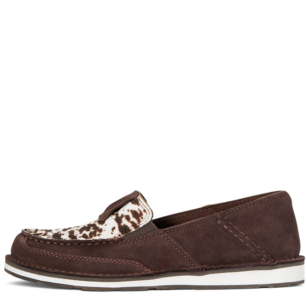 Ariat Womens Cruiser | Chocolate Chip Suede Spotted Hair On