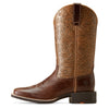 Ariat Womens Western Boots | Round Up | Arizon | Brown / Copper Floral Emboss