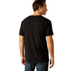 Ariat Mens T-Shirt | Black &amp; White Logo | Black