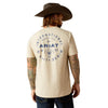 Ariat Mens T-shirt | Stamped Seal | Natural