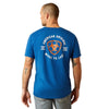 Ariat Mens T-shirt | Metal Circle | Royal Blue