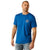 Ariat Mens T-shirt | Metal Circle | Royal Blue