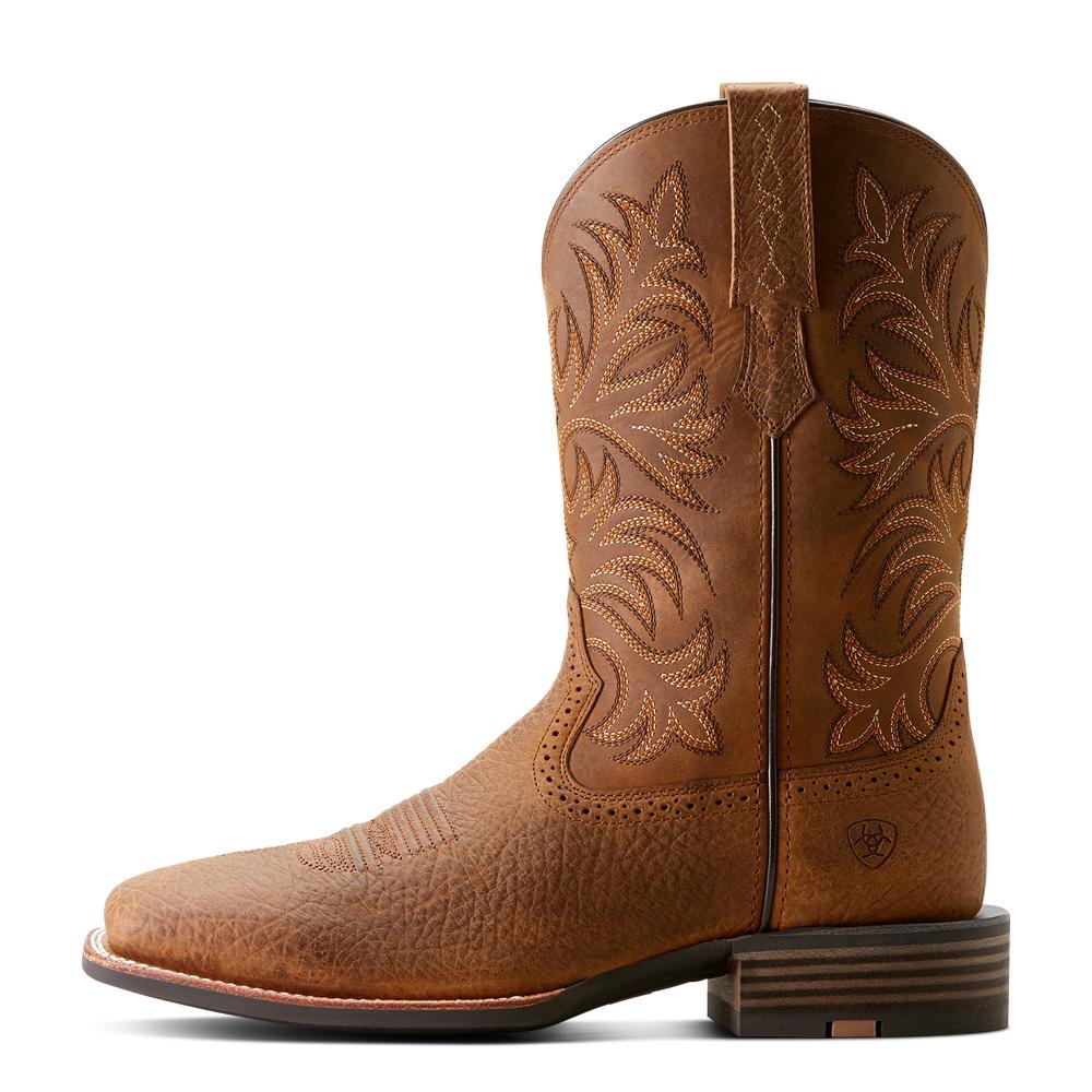 Ariat Mens Western Boots | Oakwood | Earth / Distressed Brown