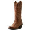 Ariat Womens Western Boot | Round Up | Collins Rafter | Tan | C Width