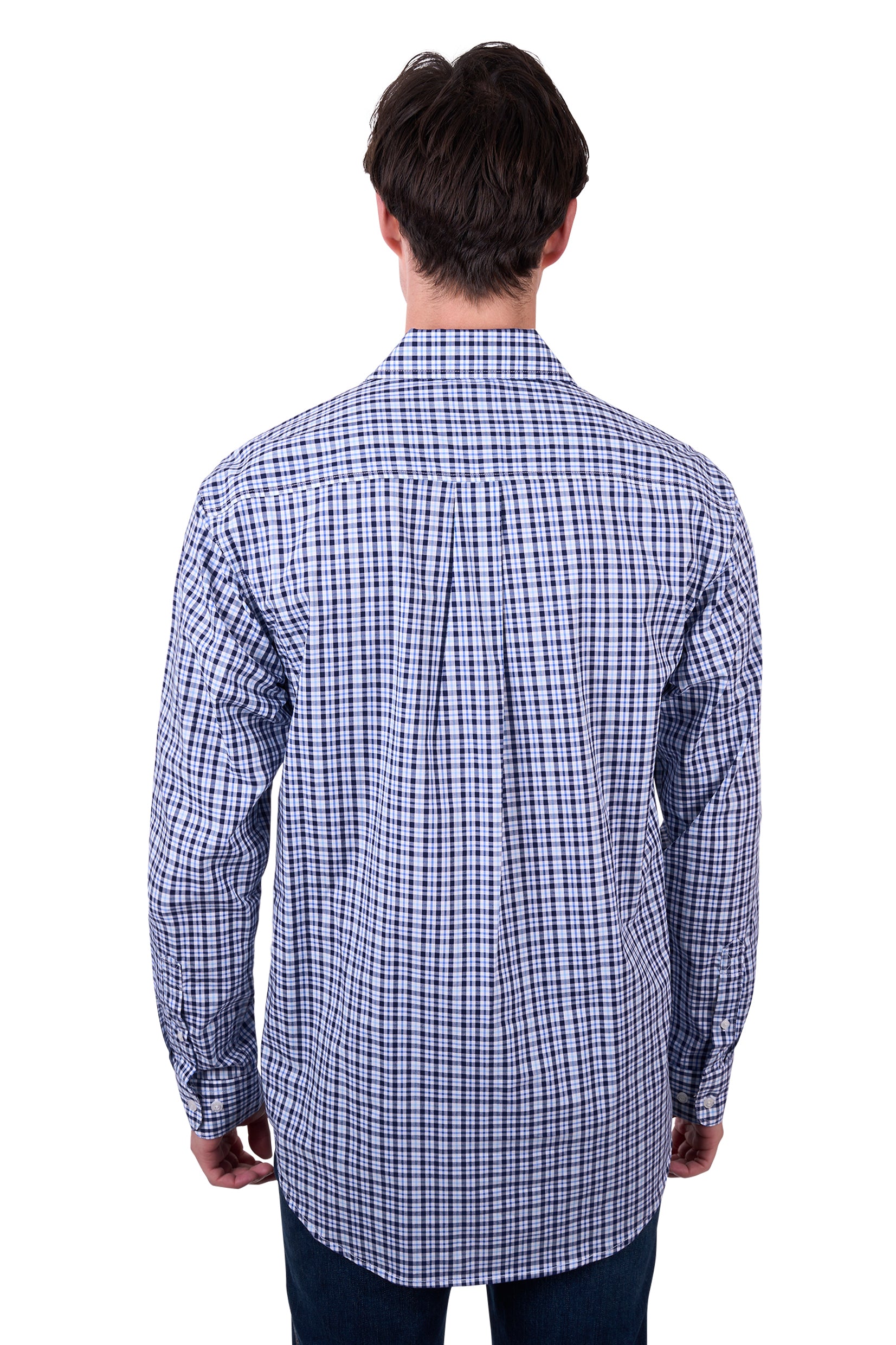 Hard Slog Mens Shirt | Coney Half Placket | Navy / Blue