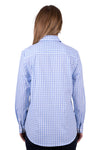 Hard Slog Womens Shirt | Rux Half Placket | Blue