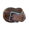 TopRail Equine Unisex Belt | Harness Leather | Raised Inset