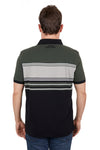 Pure Western Mens Polo | Beck | Black / Green