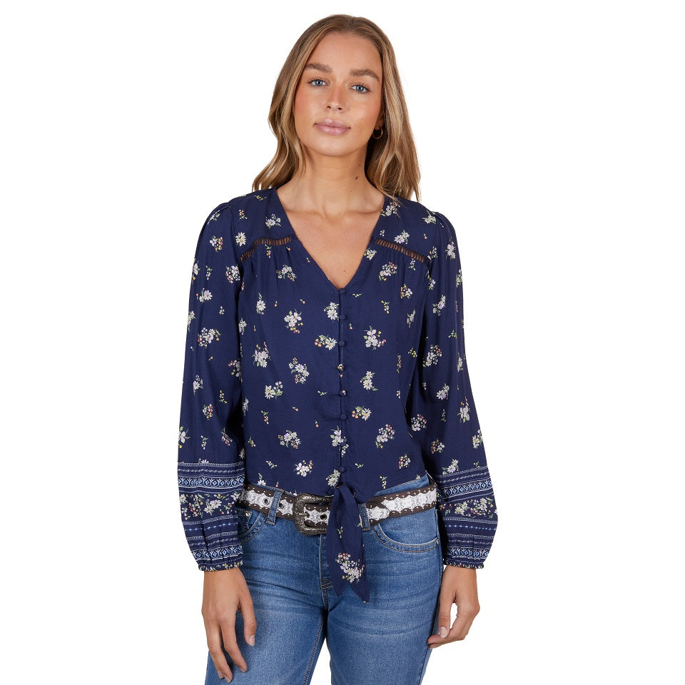 Pure Western Womens Blouse | Amber | Multi
