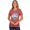 Pure Western Womens T-Shirt | Juliet | Rose
