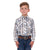 Pure Western Boys Shirt | Evan | White / Tan
