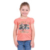 Pure Western Girls T-Shirt | Candice | Coral
