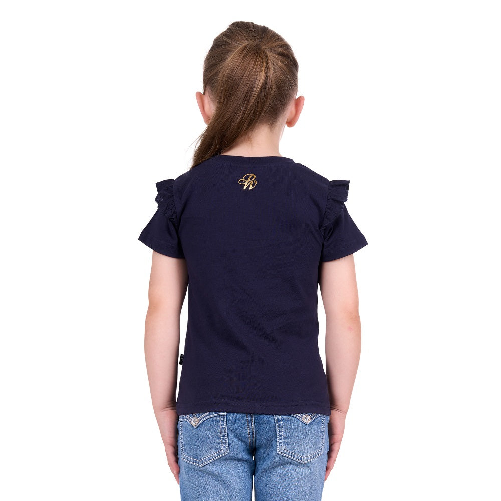 Pure Western Girls T-Shirt | Audrey | Navy
