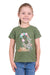 Pure Western Girls T-shirt | Camilla | Green