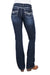 Pure Western Womens Jeans | Hannah Boot Cut | Midnight | 34 Leg