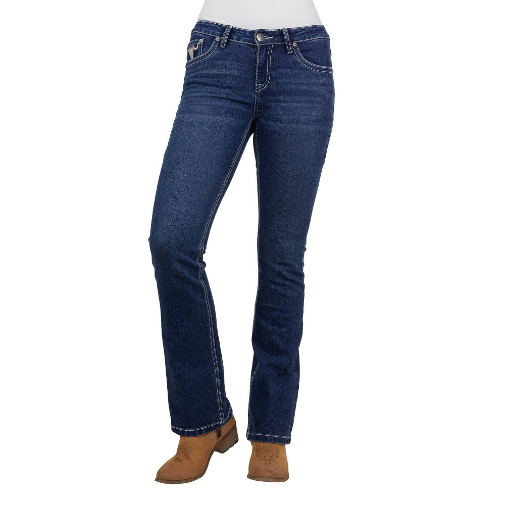 Pure Western Womens Jeans | Ava Boot Leg | 32 Leg
