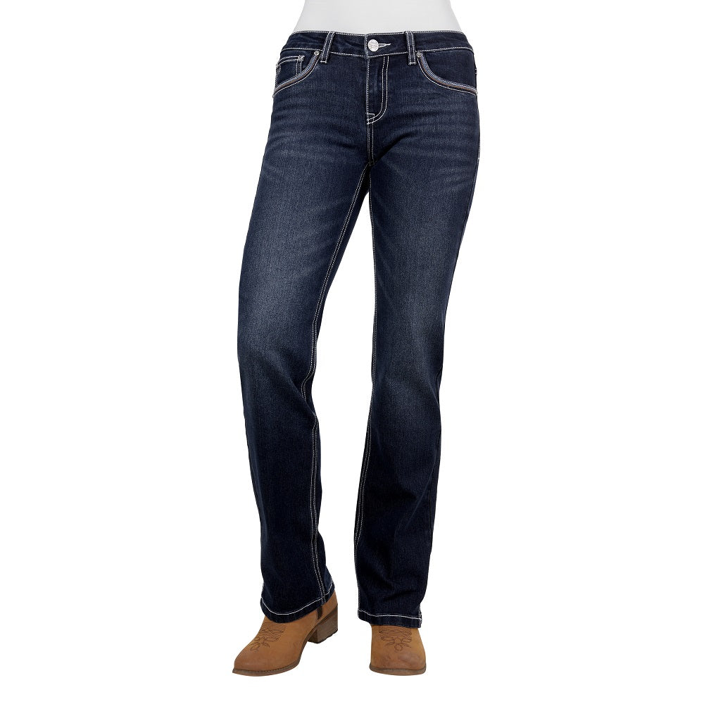 Pure Western Womens Jeans | Mia Straight Leg | 32 Leg
