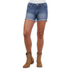 Pure Western Womens Shorts | Peyton | Retro Blue
