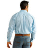 Ariat Mens Shirt | Wrinkle Free | Ricky | Sky Blue