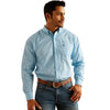 Ariat Mens Shirt | Wrinkle Free | Ricky | Sky Blue