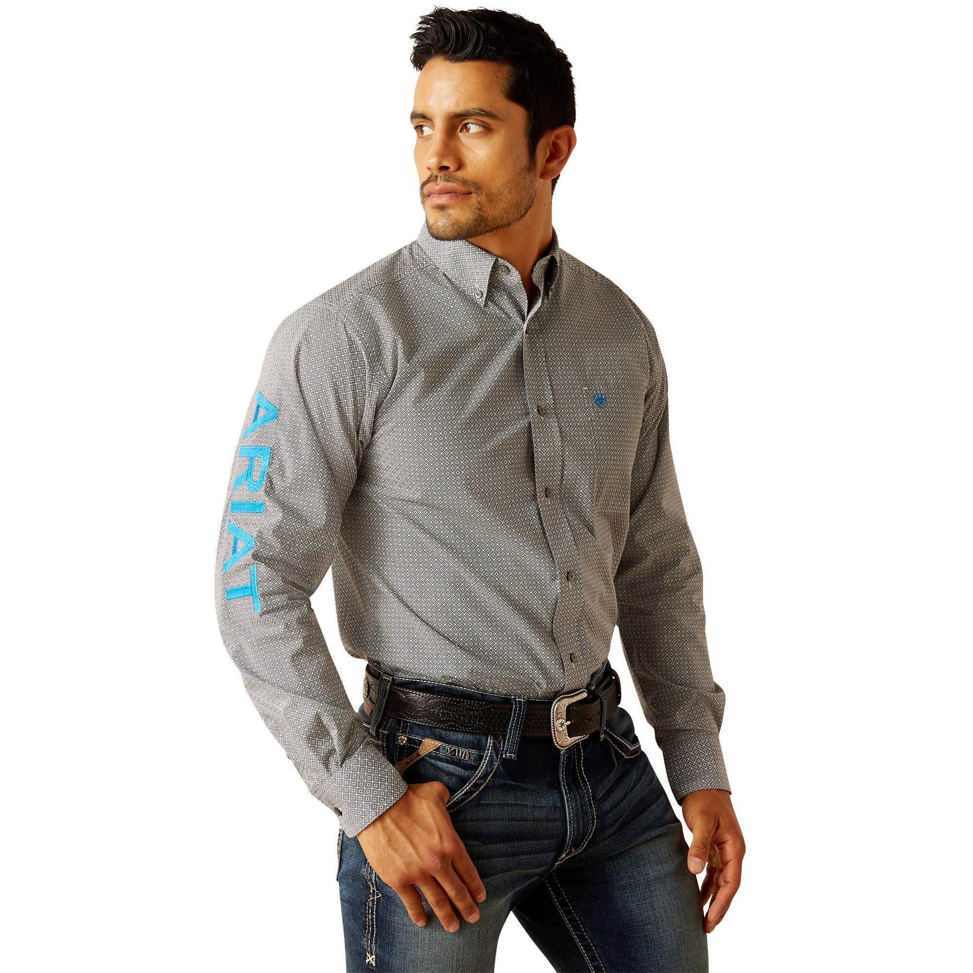 Ariat Mens Team Shirt | Gareth | Beige