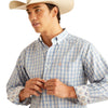 Ariat Mens Shirt | Wrinkle Free | Rhett | Sky Blue