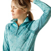 Ariat Womens Shirt | Sunstopper 3.0 | Marine Blue Bit