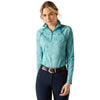 Ariat Womens Shirt | Sunstopper 3.0 | Marine Blue Bit