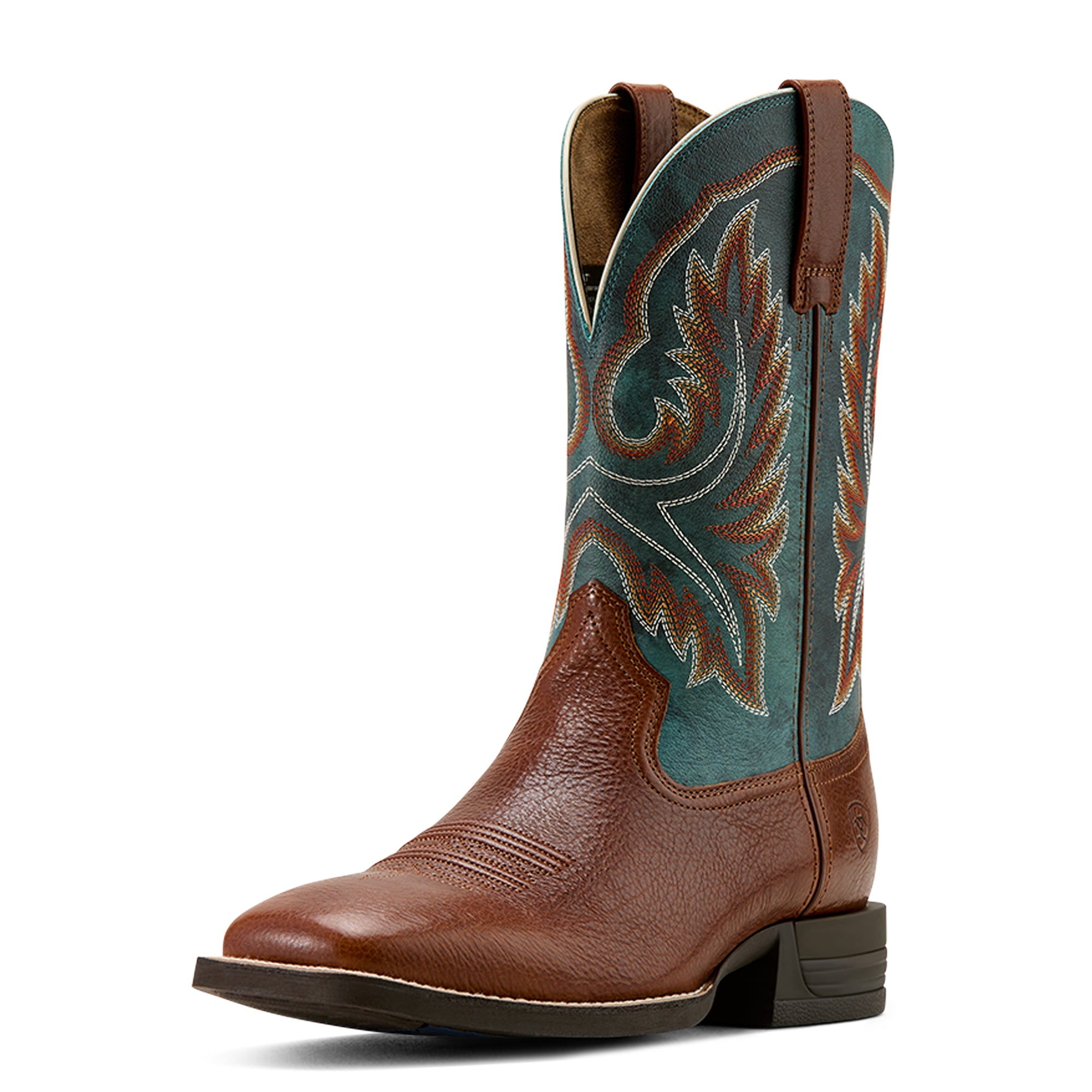 Ariat Mens Western Boots | Wilder | Luna Tan / Forged Green