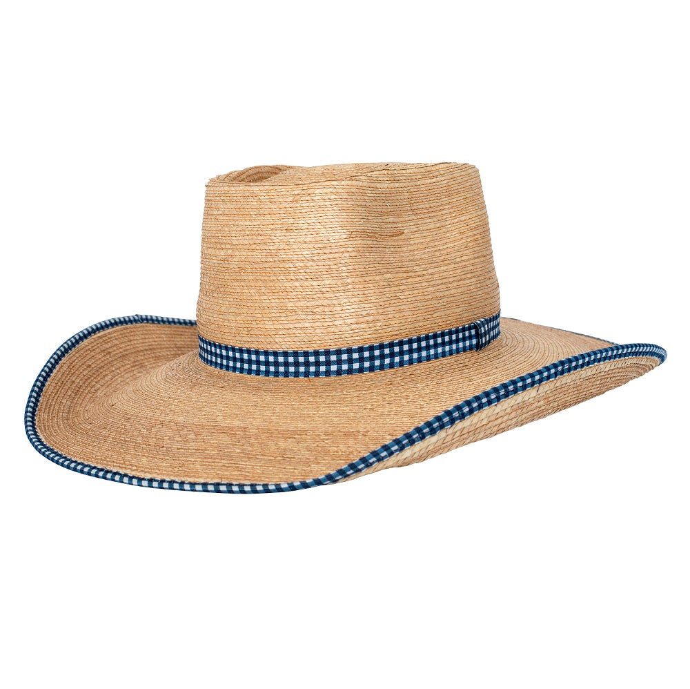 Brigalow Bronco Straw Western Hat - Off White