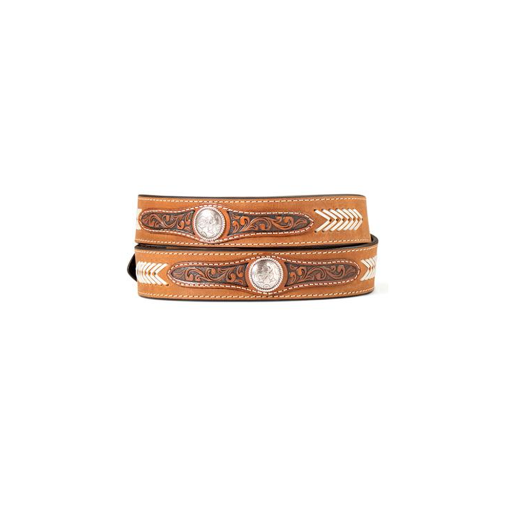 Ariat Mens Belt | Lace Detail | Floral Tabs