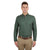 Thomas Cook Mens Shirt | Linen Tailored Long Sleeve | Green
