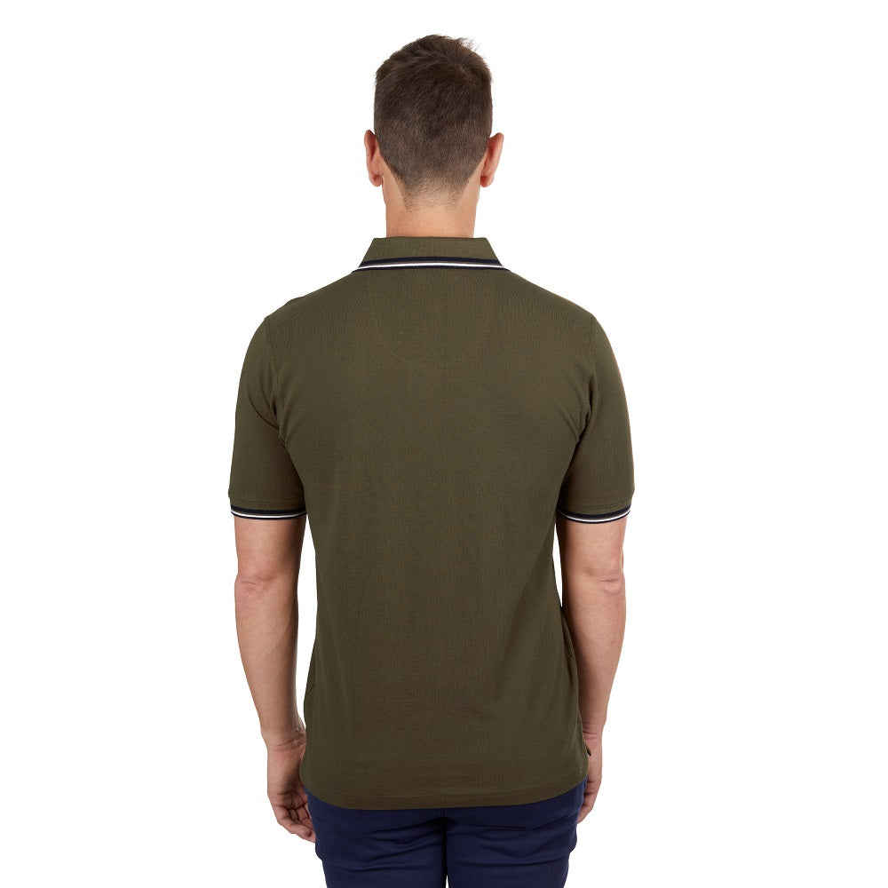 Thomas Cook Mens Shirt | Tailored Polo Logan | Dark Tan
